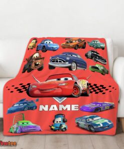Nice Pixar Cartoon Cars Character Blanket Fleece Customized Blanket - Image 3