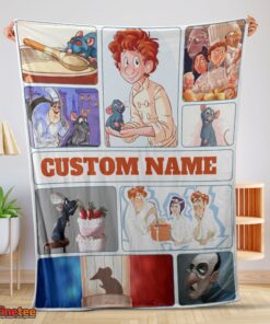 Nice Pixar Ratatouille Linguini And Remy With Friends Blanket Fleece Customized Blanket