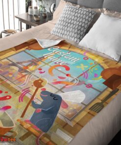 Nice Pixar Ratatouille Warm & Soft Remy Chief Blanket Fleece Customized Blanket - Image 4