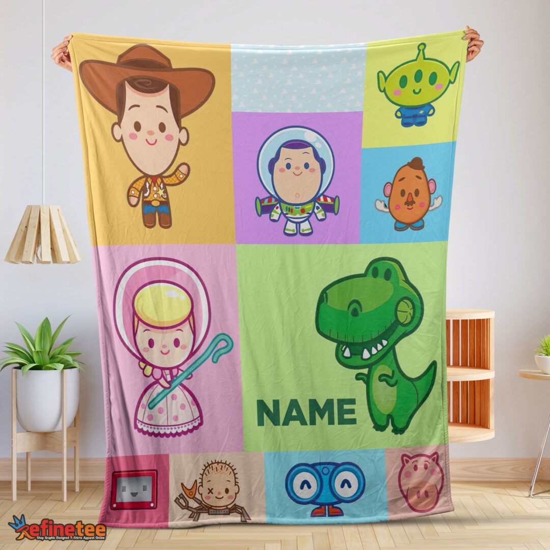 nice-pixar-toy-story-chibi-character-blanket-fleece-customized-blanket-mk-01-1 Nice Pixar Toy Story Chibi Character Blanket Fleece Customized Blanket