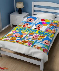Nice Plim Plim & Friends Collage Blanket Fleece Customized Blanket - Image 3
