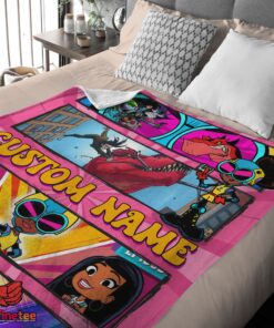 Nice Prehistoric Adventure Girl Warrior Blanket Customize Blanket - Image 3