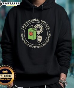 Stylish Nice Professional Noticer Department of Pattern Recognition Hoodie in vibrant colors, perfect for casual wear.