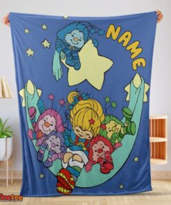 Nice Rainbow Brite Sleeping On The Star Blanket Fleece Customized Blanket