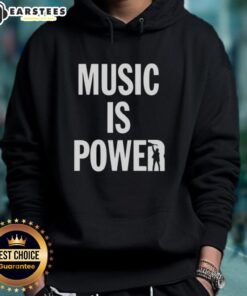 Nice Richard Ashcroft Music Is Power Hoodie featuring a stylish design perfect for fans of his iconic music.