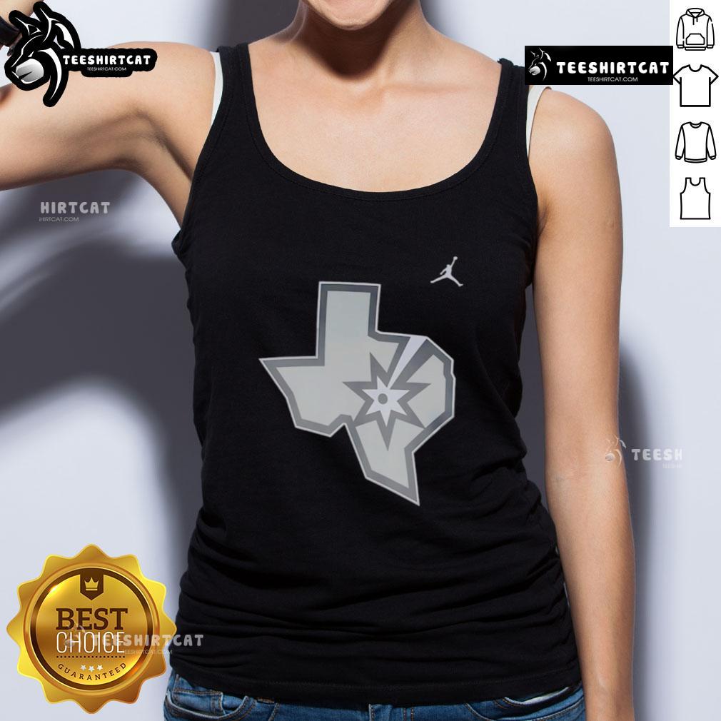 nice-san-antonio-spurs-texas-state-silver-tank-top Nice San Antonio Spurs Texas State Silver T-Shirt - Image 4