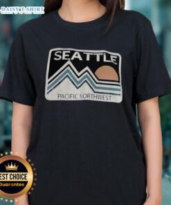 Nice Seattle Pacific Northwest ladies tee featuring a stylish design, perfect for casual wear and showcasing local pride.