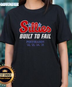 Nice Sillies Built to Fail ladies tee featuring a playful design, perfect for casual wear and making a statement.