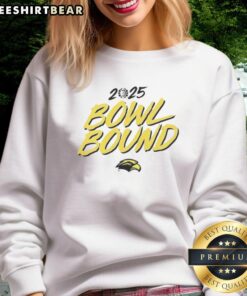 Southern Miss Golden Eagles Football 2025 Bowl Bound sweatshirt featuring vibrant team colors and logo design.