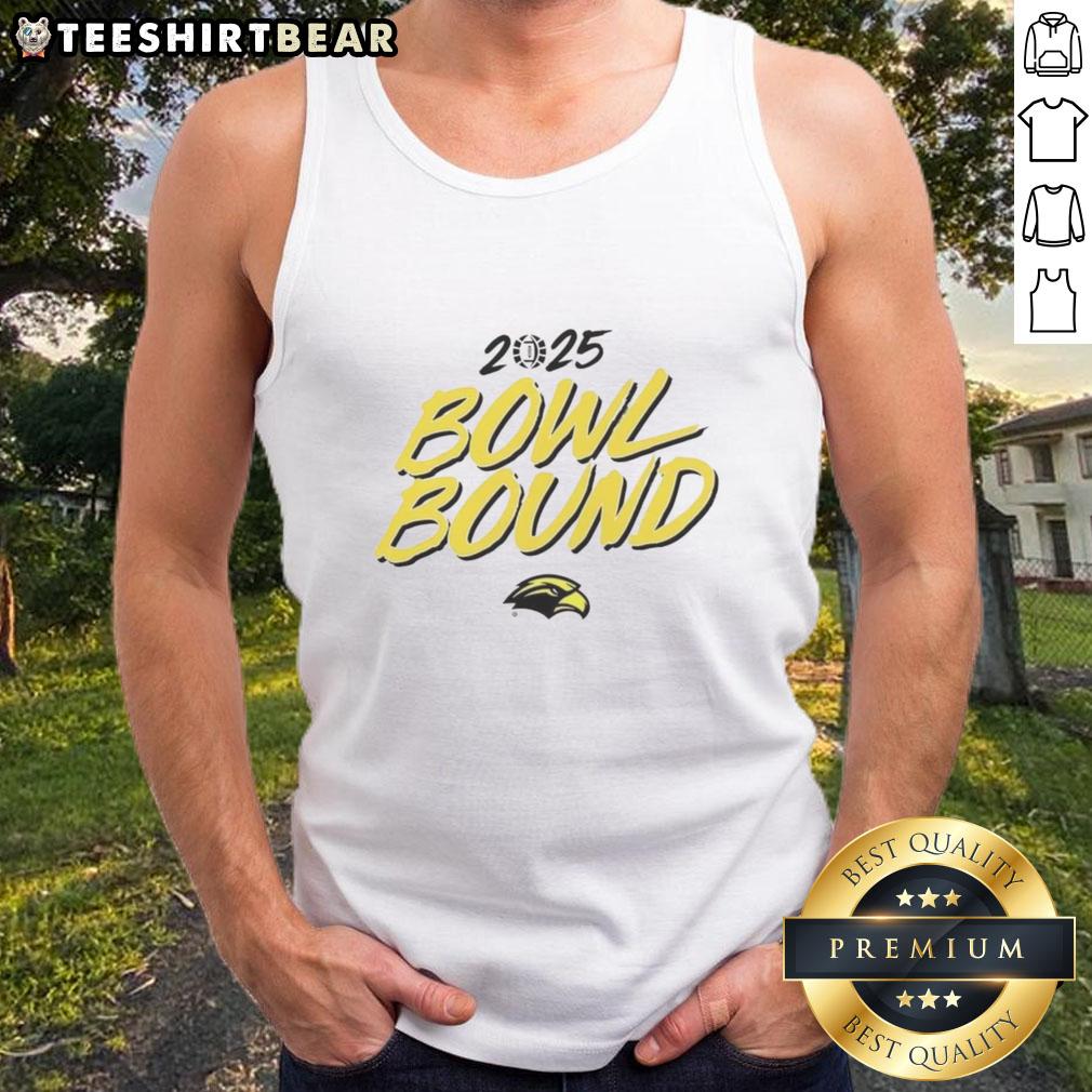 nice-southern-miss-golden-eagles-football-2025-bowl-bound-tank-top Alt Text: Nice Southern Miss Golden Eagles Football 2025 Bowl Bound tank top in vibrant colors, perfect for game day.