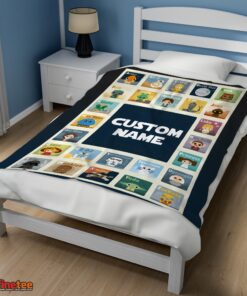 Nice Star Wars Chibi Character Blanket Fleece Customized Blanket - Image 3