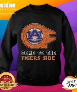Nice Star Wars Come to the Auburn Tigers side sweatshirt featuring vibrant graphics and team colors for fans.