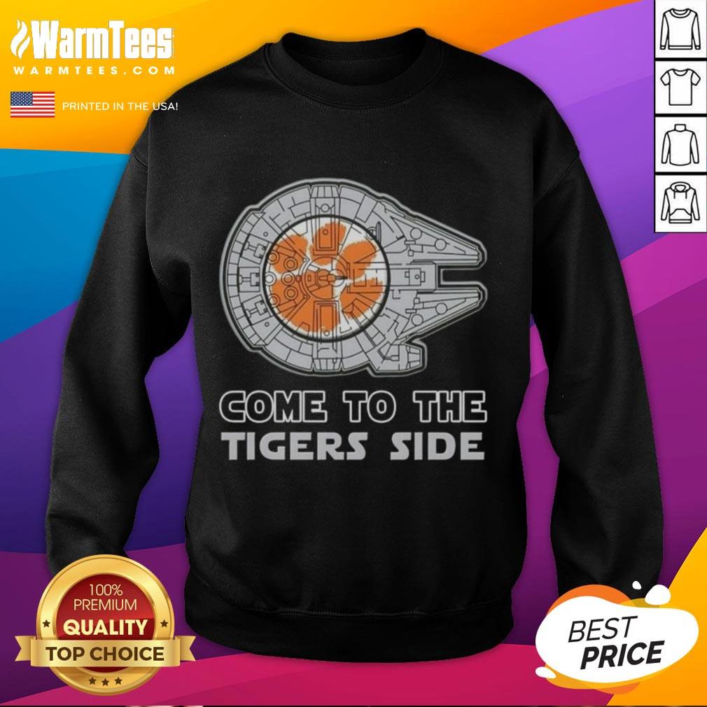 nice-star-wars-come-to-the-clemson-tigers-side-sweatshirt Nice Star Wars Come To The Clemson Tigers Side Sweatshirt featuring vibrant graphics and cozy design for fans.