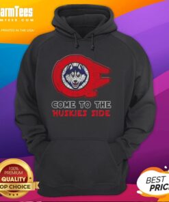 Connecticut Huskies side hoodie featuring a stylish Star Wars design, perfect for fans and cozy wear.