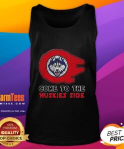 Alt Text: Connecticut Huskies side tank top featuring a stylish Star Wars design for fans and athletes.