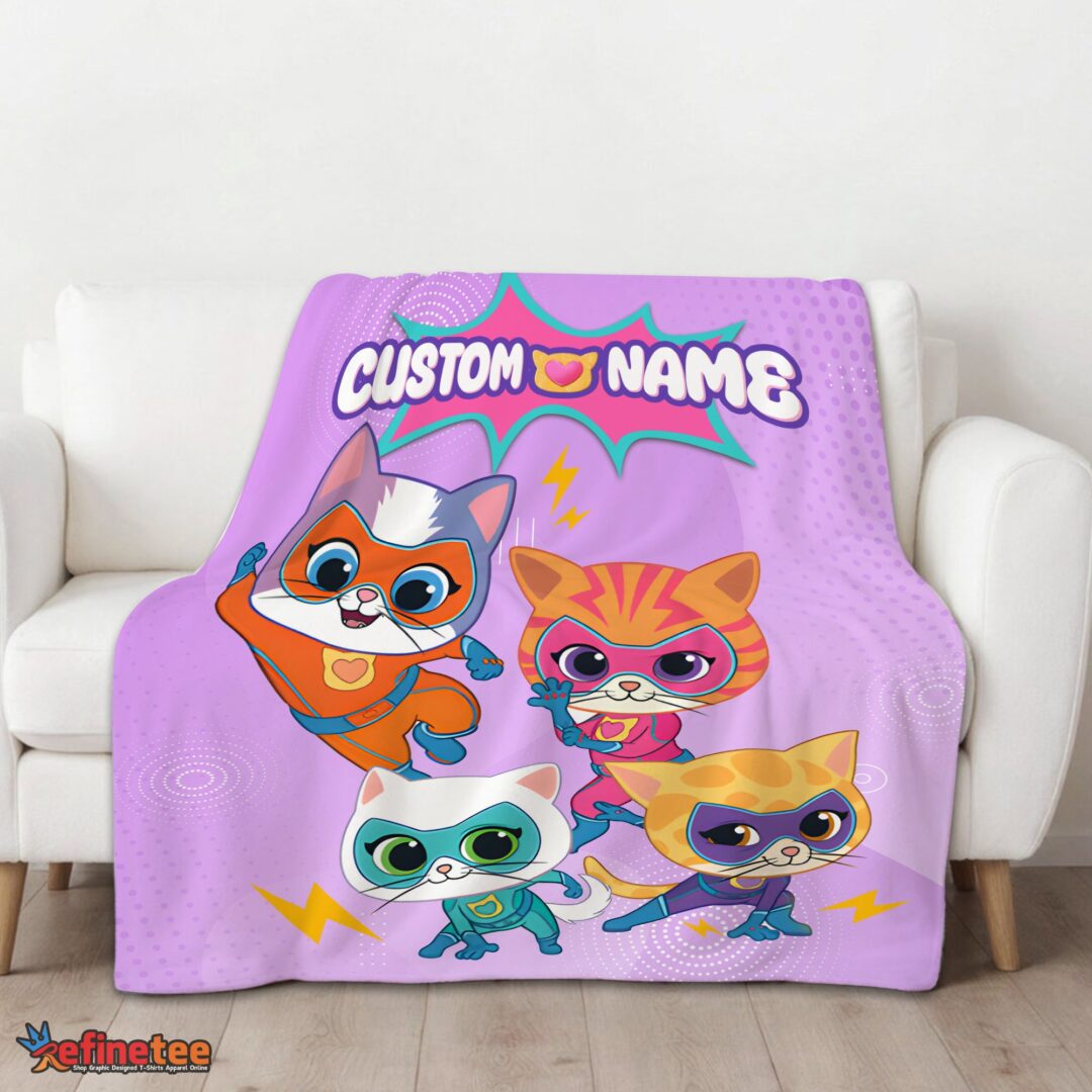 nice-super-kitties-assemble-feline-heroes-in-action-blanket-fleece-customized-blanket-mk-01 Nice Super Kitties Assemble Feline Heroes In Action Blanket Fleece Customized Blanket - Image 3