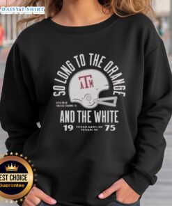 1975 Lonestar sweatshirt featuring the Texas A&M Aggie War Hymn design, perfect for Aggies and vintage apparel lovers.