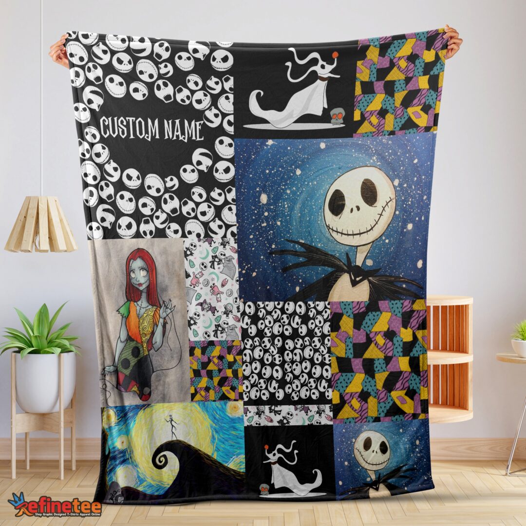 nice-the-nightmare-before-christmas-jack-skellington-sally-zero-halloween-customized-blanket-mk-01 Nice The Nightmare Before Christmas Jack Skellington Sally Zero Halloween Customized Blanket