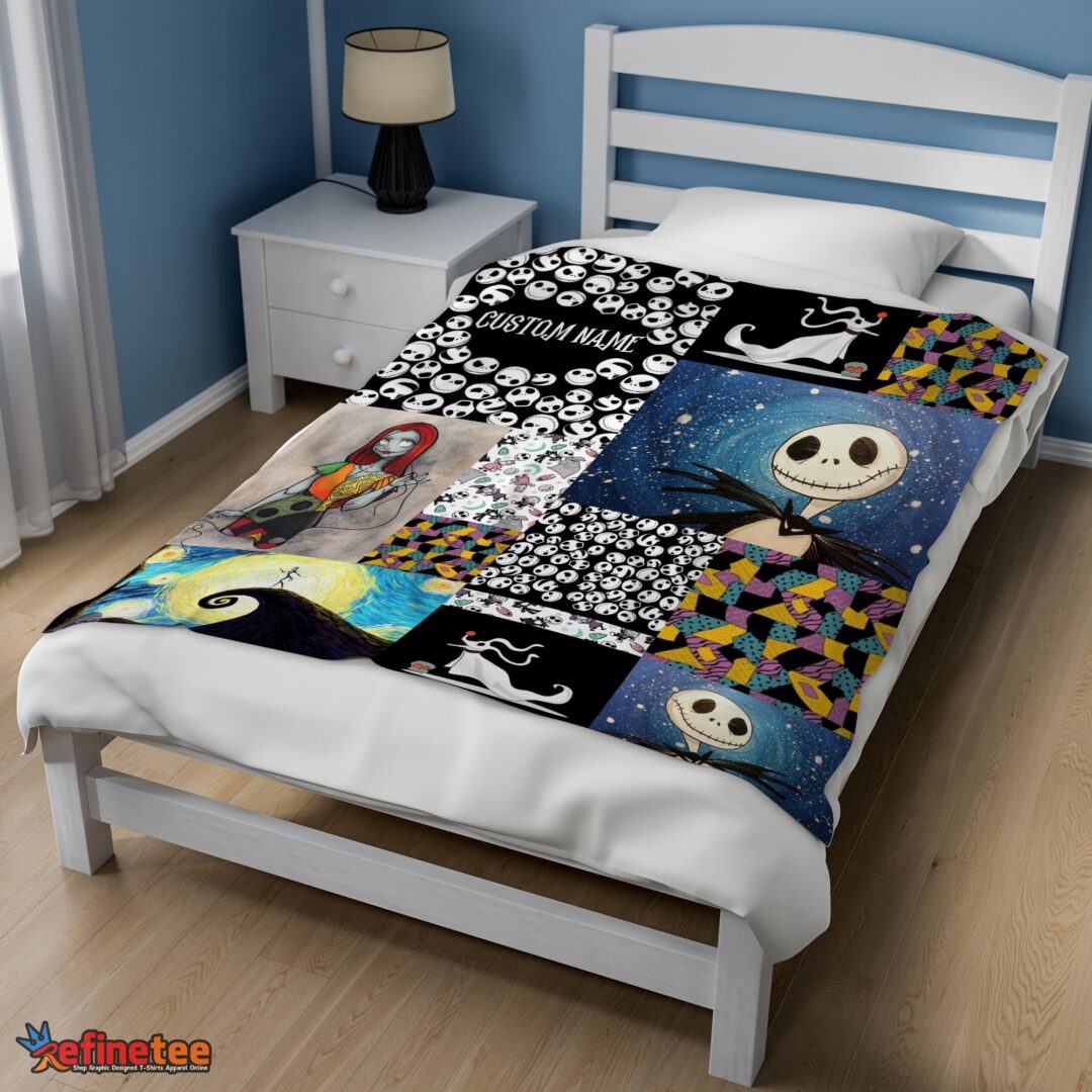 nice-the-nightmare-before-christmas-jack-skellington-sally-zero-halloween-customized-blanket-mk-02 Nice The Nightmare Before Christmas Jack Skellington Sally Zero Halloween Customized Blanket - Image 3
