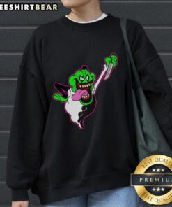 Nice The Real Clownbusters Slimer Ghostbusters Parody Halloween Sweatshirt featuring a spooky ghost design.