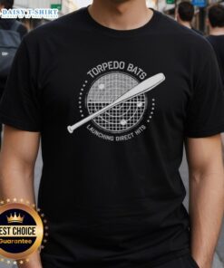 Nice Torpedo Bats launching direct hits on a baseball T-shirt design, perfect for baseball enthusiasts and fans.