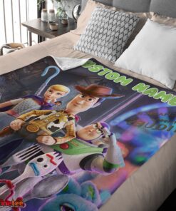 Nice Toy Story 4 Poster Blanket Fleece Customized Blanket - Image 3