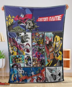 Nice Transformers Animated Characters Blanket Fleece Customized Blanket
