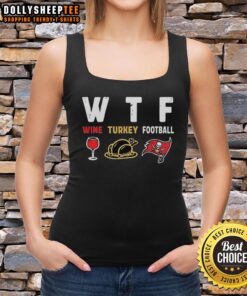 Nice wine tank top featuring Tampa Bay Buccaneers logo, perfect for Thanksgiving celebrations and football fans.