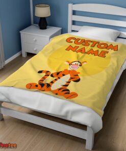 Nice Winnie The Pooh Tigger Blanket Fleece Customized Blanket - Image 3