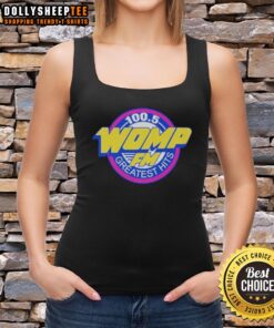 Nice Womp FM Greatest Hits tank top featuring a stylish design perfect for music lovers and festival goers.
