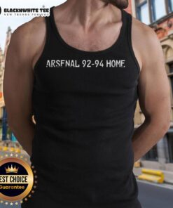 Official Arsenal 92-94 home tank top featuring classic club colors and logo, perfect for fans and collectors.