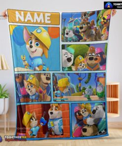 Official Cartoon PAW Patrol Baby Animals Blanket Fleece Customized Blanket