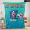 Official Cartoon Sharkdog Fintastic Halloween Blanket Fleece Customized Blanket