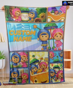 Official Cartoon Team Umizoomi Cute Blanket Fleece Customized Blanket