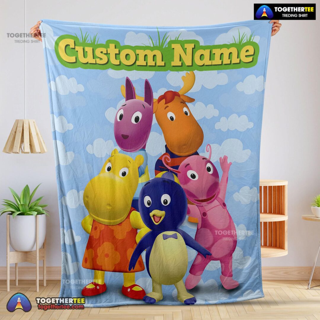 Official Cartoon The Backyardigans With Friends Blanket Fleece Customized Blanket-mk-01