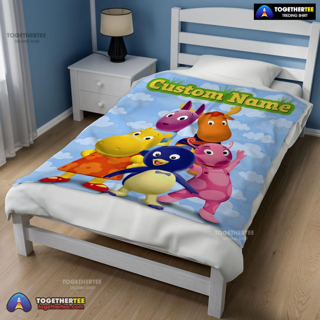 Official Cartoon The Backyardigans With Friends Blanket Fleece Customized Blanket-mk-02