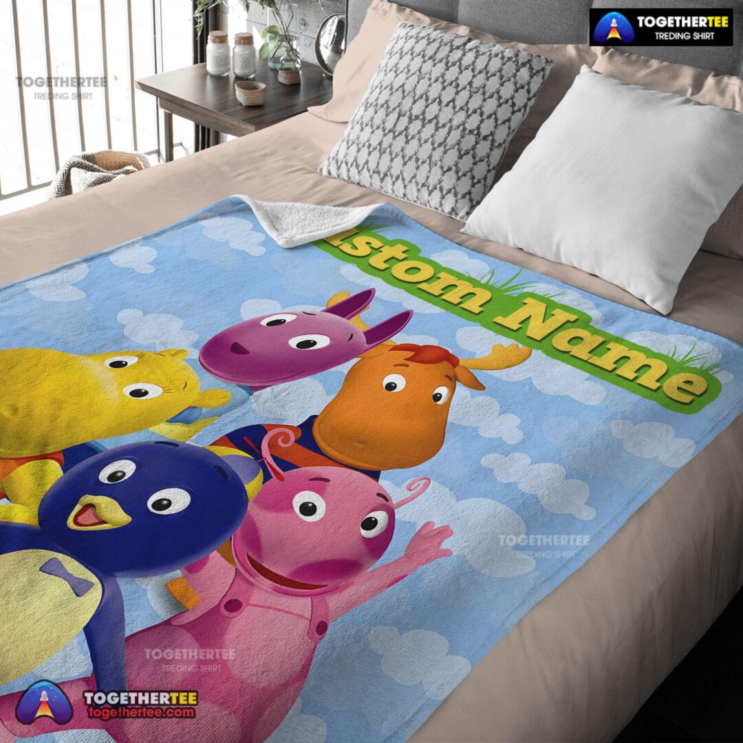Official Cartoon The Backyardigans With Friends Blanket Fleece Customized Blanket-mk-03