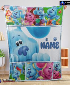 Official Cartoon TV Show Blue’s Clues Blanket Fleece Customized Blanket