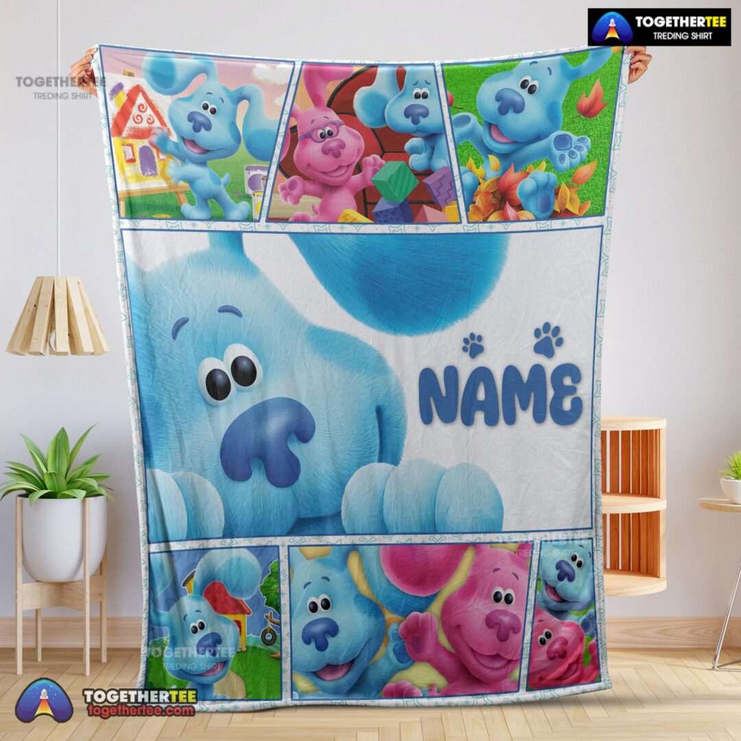 Official Cartoon TV Show Blue’s Clues Blanket Fleece Customized Blanket