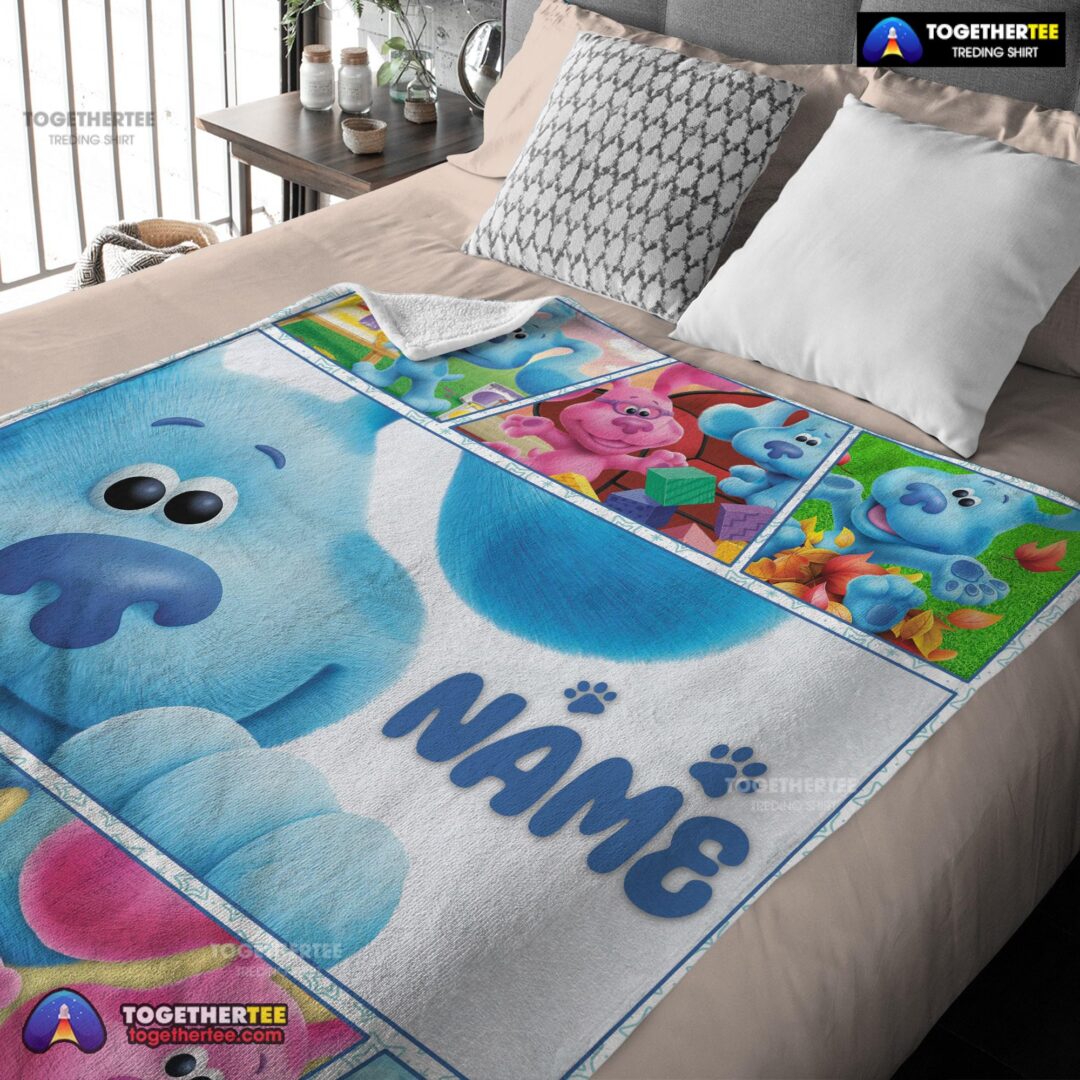 Official Cartoon TV Show Blue’s Clues Blanket Fleece Customized Blanket