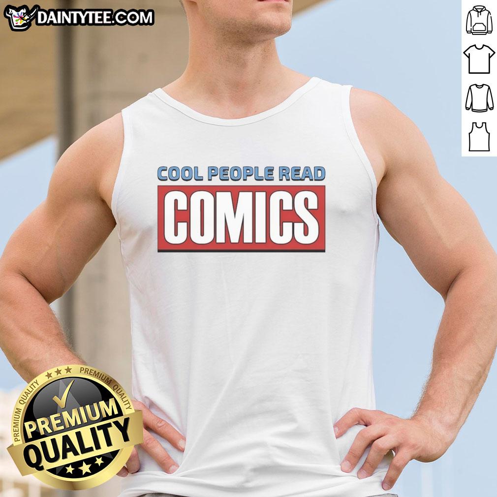 official-cool-people-read-comics-tank-top Official Cool People Read Comics Tank Top featuring a stylish design perfect for comic book enthusiasts and casual wear.