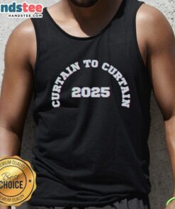 Official Curtain to Curtain CTC 2025 Tank Top featuring a stylish design and vibrant colors, perfect for summer wear.