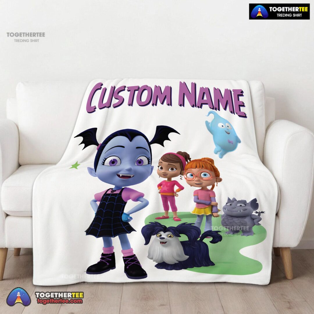 Official Cute Vampirina & Friends Blanket Fleece Customized Blanket