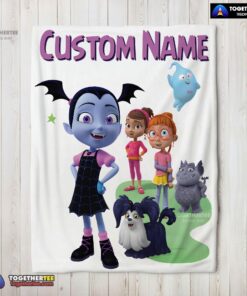 Official Cute Vampirina & Friends Blanket Fleece Customized Blanket