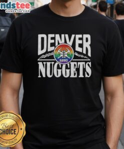 Alt Text: Official Denver Nuggets City Edition 2025 T-Shirt featuring bold team colors and logo, perfect for fans and collectors.