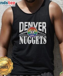 Alt Text: Official Denver Nuggets City Edition 2025 tank top featuring team colors and logo, perfect for fans and summer wear.