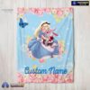 Official Disney Alice & The White Rabbit Alice In Wonderland Blanket Fleece Customized Blanket