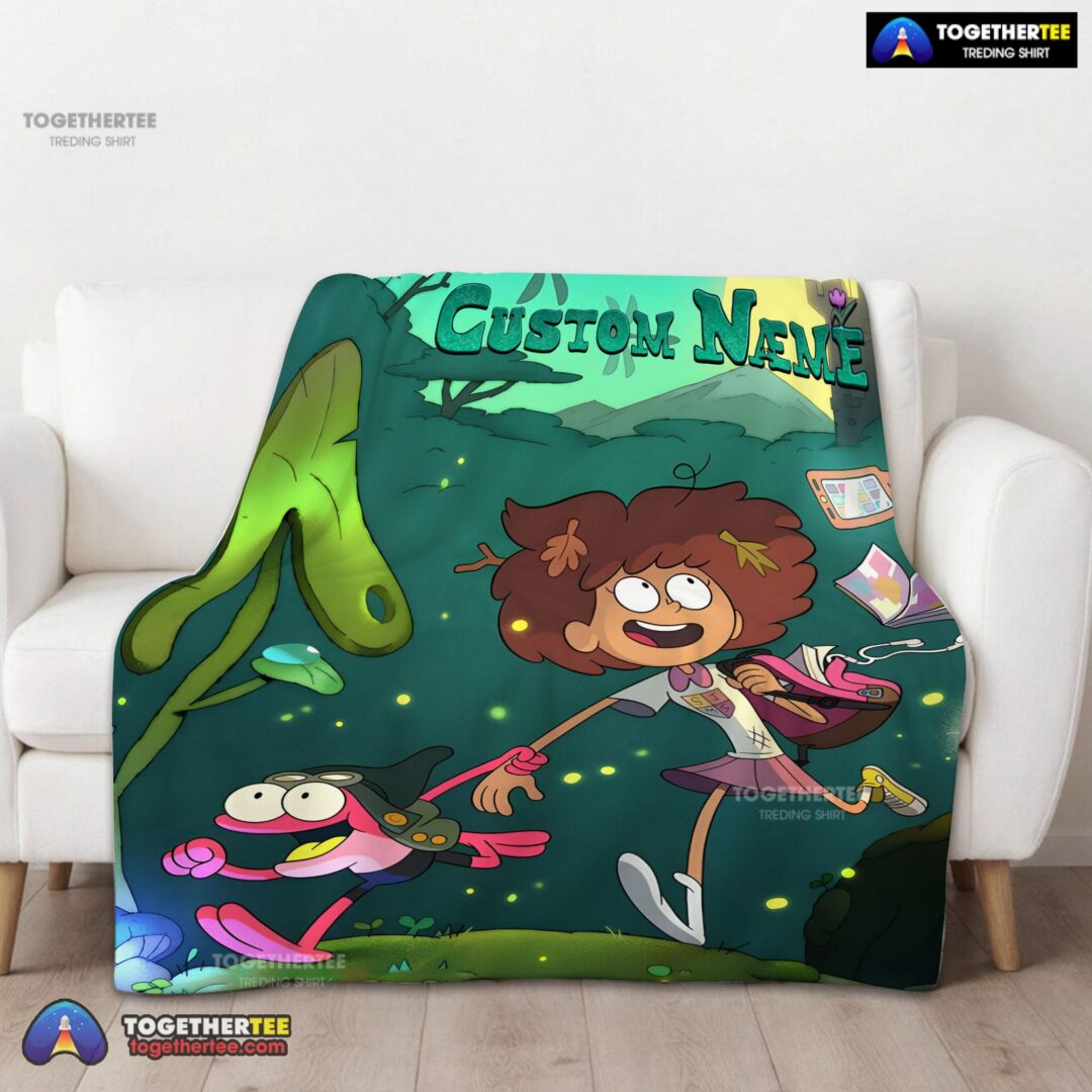Official Disney Amphibia Adventure Blanket Fleece Customized Blanket