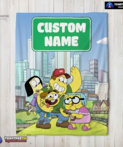 Official Disney Big City Greens Family Cartoon Blanket Fleece Customized Blanket