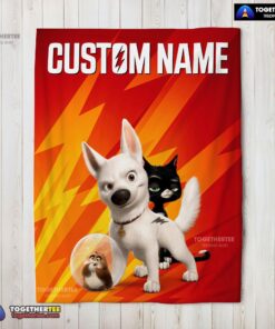 Official Disney Bolt And Friends Blanket Fleece Customized Blanket